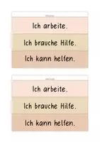 Vorschau - Bildkarten - Hilfeschilder für Schülertische in neuen Farben - Seite 2