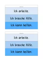 Vorschau - Bildkarten - Hilfeschilder für Schülertische in neuen Farben - Seite 3