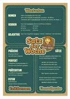 Vorschau - Arbeitsblätter - "Satz der Woche" - Grammatikübungen + Lösungsblätter - Deckblatt