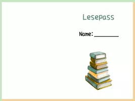 Vorschau - Arbeitsblätter - Motivierender Lesepass zur täglichen Übung! - Seite 2
