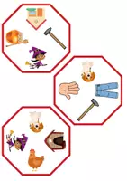 Vorschau - Mal- und Bastelvorlagen - Finde den Zwilling Buchstabe H - DaZ/DaF, Deutsch (Grundschule) Kartenspiel - Seite 3