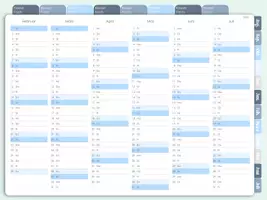 Vorschau - Lehrpläne/Lehrermaterial - Digitaler Schulplaner 2025/2026 für Lehrer:innen – OHNE Ferien & Feiertage – GoodNotes geeignet - Seite 3