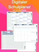Vorschau - Lehrpläne/Lehrermaterial - Digitaler Schulplaner 2025/2026 für Lehrer:innen – Ferien & Feiertage NRW – GoodNotes geeignet - Deckblatt