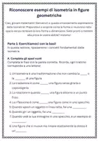 anteprima - Schede informative - Riconoscere esempi di isometria in figure geometriche - Pagina 1