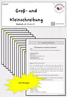 Vorschau - Unterrichtsreihen - Einheit: Groß- und Kleinschreibung - Deckblatt