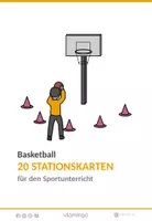 Vorschau - Stationenlernen - Basketball: 20 Stationskarten für den Sportunterricht - Seite 1