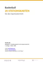 Vorschau - Stationenlernen - Basketball: 20 Stationskarten für den Sportunterricht - Seite 2