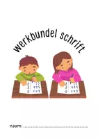Voorbeeld - Werkbundel schrift (Karakter) - Voorblad