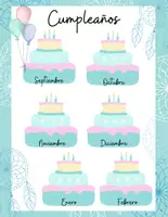 Vista previa - Para docentes: organización, planificación y formación - Plantilla Cumpleaños del alumnado - Portada