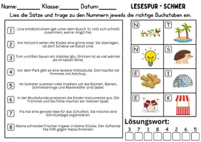 Vorschau - Spiele - Lesespur / Leserätsel Thema Buchstabe I - DaZ/DaF, Deutsch - Seite 3