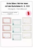 Vorschau - Aufgabenkarten - Silbenteppiche - Karibu Lehrwerk (H, D, SCH) - Deckblatt