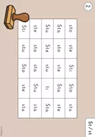 Vorschau - Aufgabenkarten - Silbenteppiche - Karibu Lehrwerk (ST, SP, IE, QU) - Seite 3