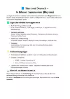 Vorschau - Test - Jahrgangsstufentest | Eingangstest Deutsch 6. Klasse - Seite 1