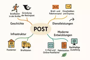 Vorschau - Arbeitsblätter - Arbeitsblatt "Post" + Onlineübung & MP3 + Mindmap + Infografik - Seite 2