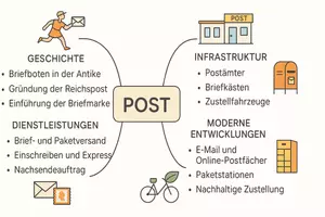 Vorschau - Arbeitsblätter - Arbeitsblatt "Post" + Onlineübung & MP3 + Mindmap + Infografik - Seite 3