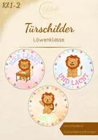 Vorschau - Poster - Türschilder - Löwenklasse - Deckblatt