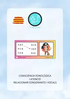 Vista previa - Refuerzo / NEE / Materiales de apoyo - CONSCIÈNCIA FONOLÒGICA I ATENCIÓ - Portada