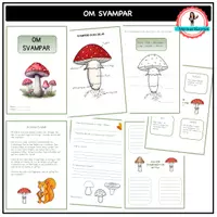 förhandsvisning - Om svampar - försättsblad