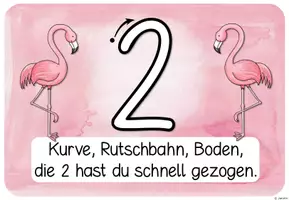 Vorschau - Poster - Merkplakate: Zahlen 0 bis 10 (mit Schreibrichtung & Merksprüchen) - Seite 3