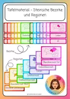Vorschau - Präsentationen/Tafelbilder - Tafelmaterial - Steirische Bezirke und Regionen - Deckblatt