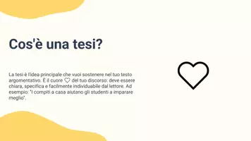 anteprima - Presentazioni / Lavagne - Formulare una tesi chiara e pertinenti argomenti di supporto - Pagina 2