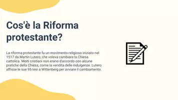 anteprima - Presentazioni / Lavagne - La Riforma protestante e la Controriforma: Un viaggio nel tempo - Presentazione - Pagina 2