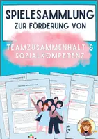 Vorschau - Spiele - Spielesammlung zur Förderung von Team- und Sozialkompetenz – praxiserprobt und sofort einsetzbar / Sommerferien - Deckblatt