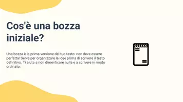 anteprima - Presentazioni / Lavagne - Creare una bozza iniziale con scaletta delle idee principali - Pagina 2