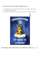 Vorschau - Anderer Materialtyp - Rabenklasse Motivationskärtchen mit Traumstern - Seite 1