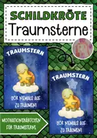 Vorschau - Anderer Materialtyp - Schildkrötenklasse Motivationskärtchen mit Traumstern - Deckblatt