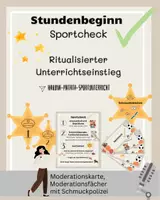 Vorschau - Stundenentwürfe - ritualisierter Einstieg in die Sportstunde - Deckblatt