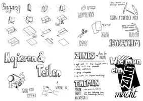 Vorschau - Mal- und Bastelvorlagen - Zine Anleitung Zine - Seite 1