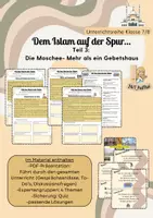 Vorschau - Arbeitsblätter - Dem Islam auf der Spur: Die Moschee (Unterrichtsreihe 7./8. Klasse) - Deckblatt
