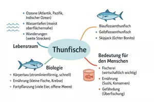 Vorschau - Arbeitsblätter - Arbeitsblätter "Thunfische" + Lösung & MP3 + Mindmap - Seite 3