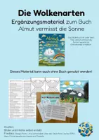Vorschau - Arbeitsblätter - Wolkenarten - Wolken :Ergänzungsmaterial zum Buch "Almut vermisst die Sonne" - Deckblatt