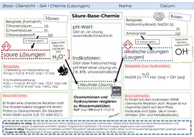 Vorschau - Unterrichtsreihen - SÄURE-BASE-CHEMIE Sek I: Kluge Übersicht & Advance Organizer - Seite 3