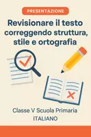 anteprima - Presentazioni / Lavagne - Revisionare il testo correggendo struttura, stile e ortografia - Pagina di copertina