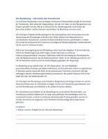 Vorschau - Arbeitsblätter - Der deutsche Bundestag - Das Verfassungsorgan als gewählte Volksvertretung & Parlament - Seite 1
