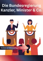 Vorschau - Arbeitsblätter - Die Bundesregierung – Kanzler, Minister & Co. - Politik Deutschland - Deckblatt