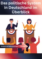 Vorschau - Arbeitsblätter - Das politische System im Überblick – Gewaltenteilung und Verfassungsorgane - Deckblatt