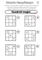 anteprima - Esercizi - SCHEDE RIEMPI TEMPO: CALCOLO (QUADRATI MAGICI) - Pagina 3