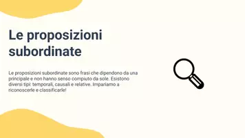 anteprima - Presentazioni / Lavagne - Classificare subordinate (temporali, causali, relative) - Pagina 2