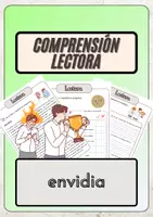 Vista previa - Hojas de trabajo - Comprensión lectora – envidia + soluciones - Portada