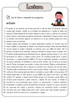 Vista previa - Hojas de trabajo - Comprensión lectora – enfado + soluciones - página 1