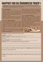 Vorschau - Arbeitsblätter - Arbeitsblätter zum Thema Knappheit und das ökonomische Prinzip - Seite 1