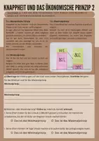 Vorschau - Arbeitsblätter - Arbeitsblätter zum Thema Knappheit und das ökonomische Prinzip - Seite 2