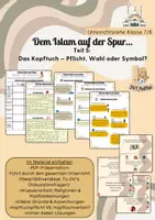 Vorschau - Arbeitsblätter - Dem Islam auf der Spur: Das Kopftuch (Unterrichtsreihe 7./8. Klasse) - Deckblatt