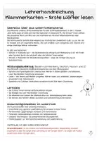 Vorschau - Stundenentwürfe - 99 Klammerkarten - Erste regelhafte Wörter lesen - in Silbenschrift - Seite 2