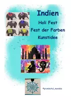 Vorschau - Mal- und Bastelvorlagen - Indien - Fest der Farben - Deckblatt