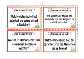 Vorschau - Anderer Materialtyp - Dem Islam auf der Spur: 28 Gesprächs- und Diskussionskarten - Seite 2